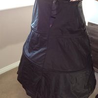 2 x black wedding dress hoops for sale