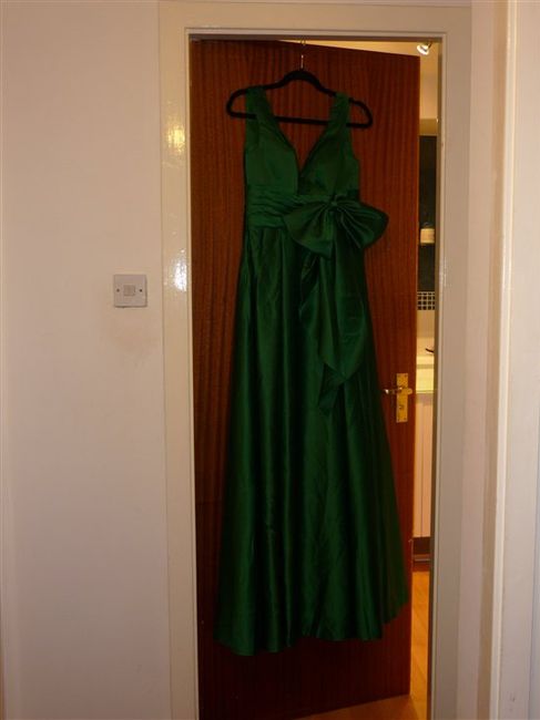 Emerald green bridesmaids dresses x3