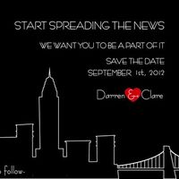 Not sure if this will work but *FLASH* of our Save The Date