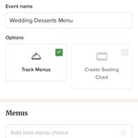 Menu Choices - 2