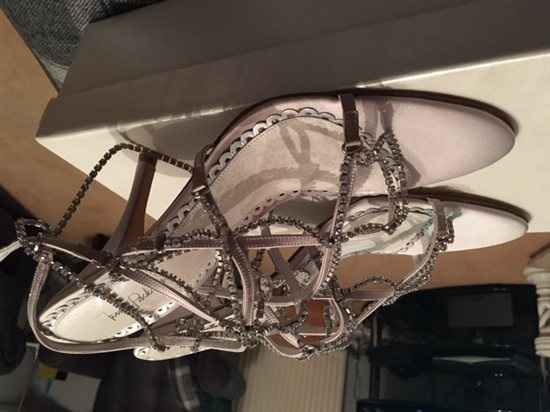 Jenny Packham Emmy Chandelier Strappy Sandals - BNIB Size 41