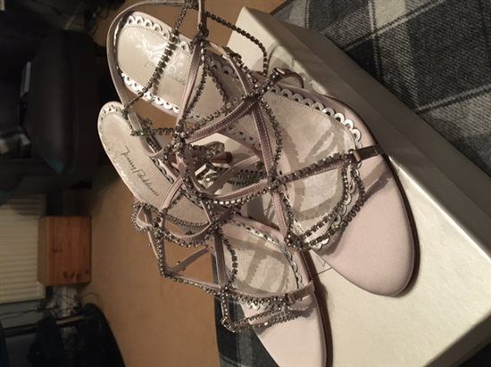 Jenny Packham Emmy Chandelier Strappy Sandals - BNIB Size 41
