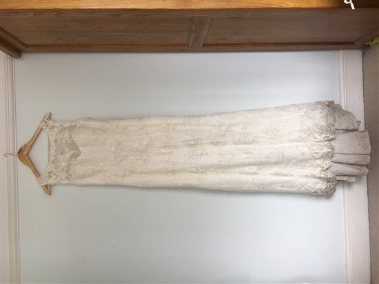 Lusan Mandongus dress and veil - size 12