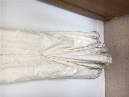 Lusan Mandongus dress and veil - size 12