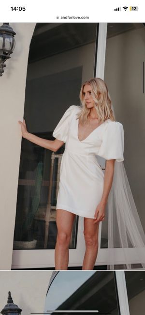Short wedding dress - 1