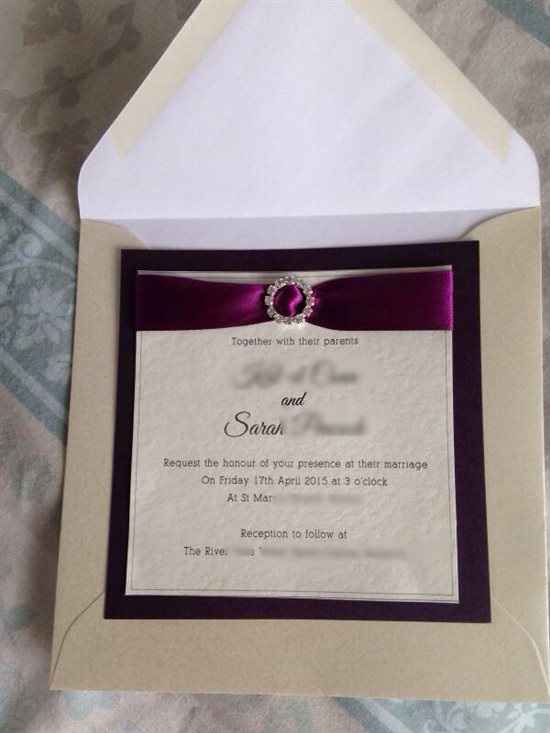 Re: Making own invitations...