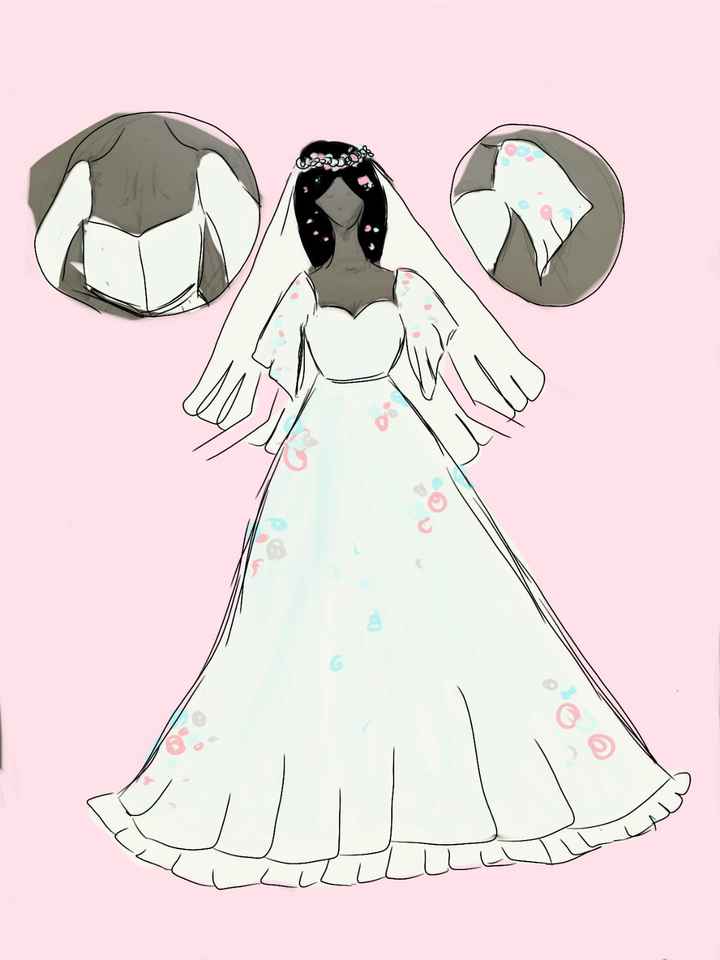 Wedding dress design what do you think? - 1