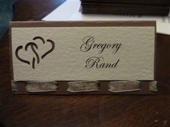 Re: Did anyone make their own table plan and name places