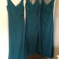 Teal True Bride Bridesmaid Dresses x 3 - sizes 18, 12/14 and 14 - £250 for all 3