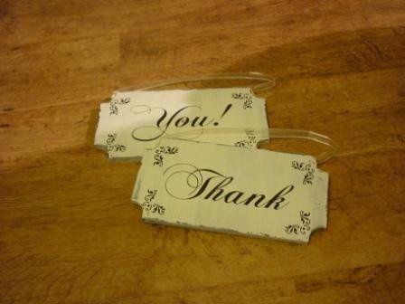 My wedding signs arrived **flash**