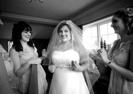 Re: Side tiara and veil