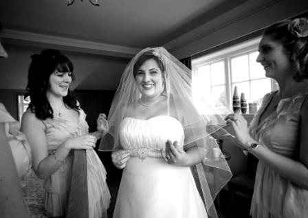 Re: Side tiara and veil