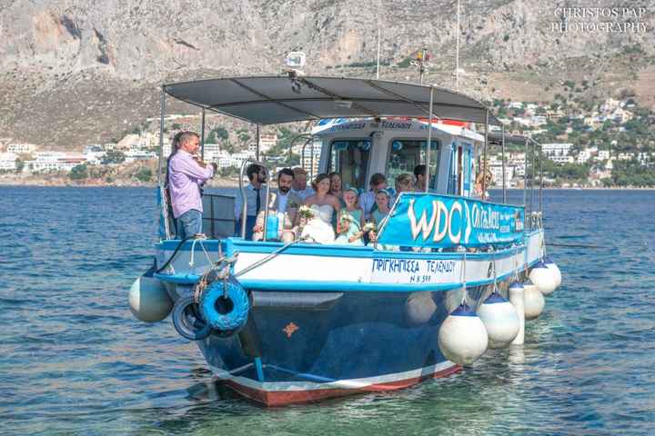wedding in Greek island