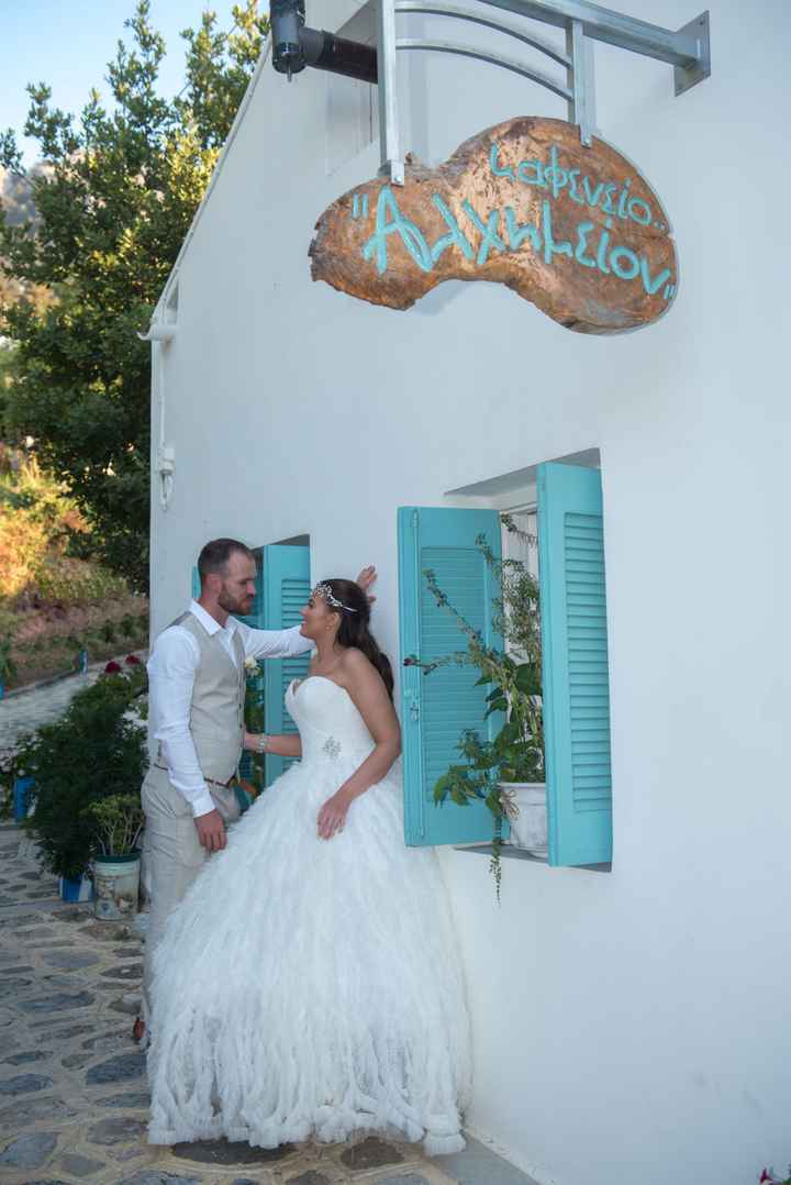 wedding in Greek island