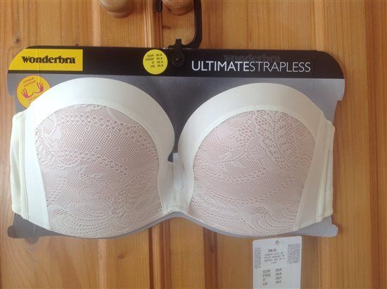 Ultimate Strapless Wonderbra 36A ivory/nude Brand New