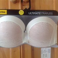 Ultimate Strapless Wonderbra 36A ivory/nude Brand New