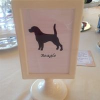 Useful bits - all white, neutral, mirror plate/table numbers/hearts/bunting