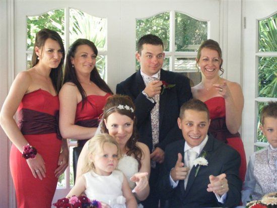 Re: OM'S Funny or non edited wedding pics??