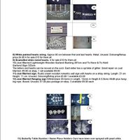 Various Wedding Items including Glass Tea-light Holders. Other Items for Sale - Epsom/Surrey Area. A