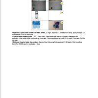 Various Wedding Items including Glass Tea-light Holders. Other Items for Sale - Epsom/Surrey Area. A