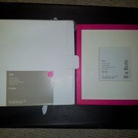 Fushia Pink Photo Frames, hurricane vases and flower girl dress