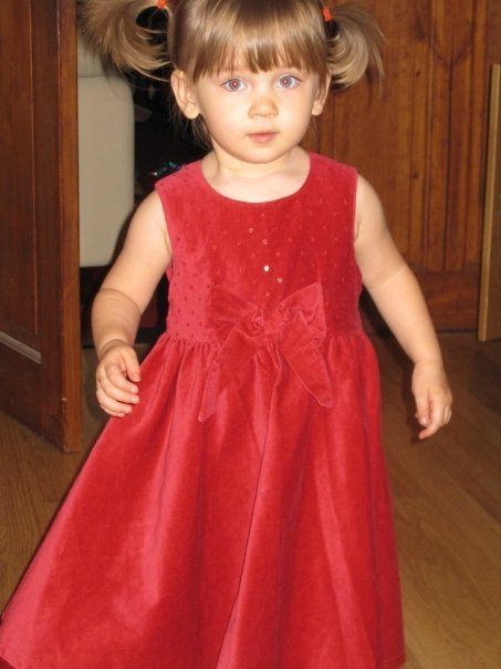Re: Help...Bridesmaid dress disaster - red dress for a 2 year old - from where?