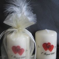 Re: HIB?? does anyone sell / make personalised unity candles / personalised candles???