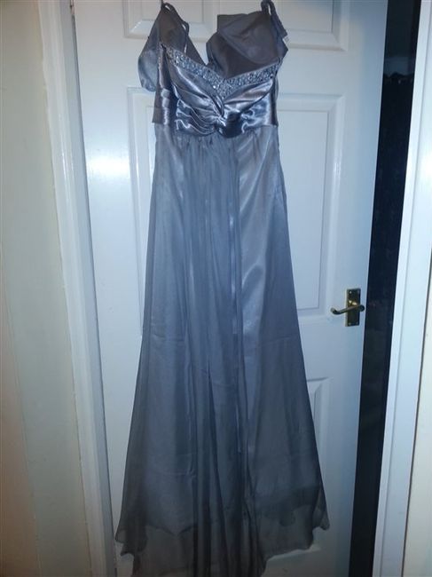Silver Bridesmaid dress Size 10 