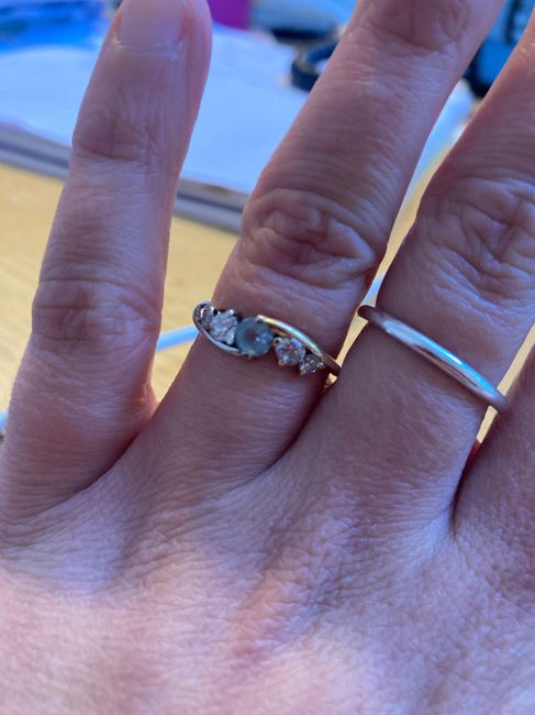 Share your engagement ring and wedding stacks! 7
