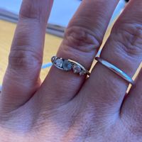 Share your engagement ring and wedding stacks! - 1