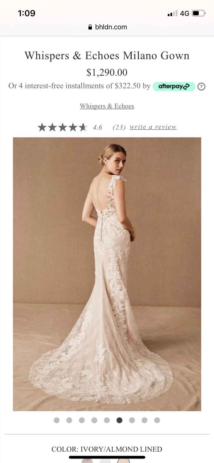 Help finding similar wedding dress - 2