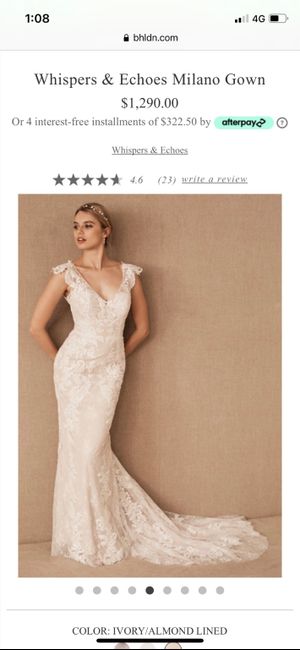Help finding similar wedding dress 3