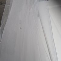 Chapel length veil - with flashes - REDUCED TO CLEAR