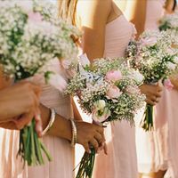 Re: Should bridal party flowers match table flowers?