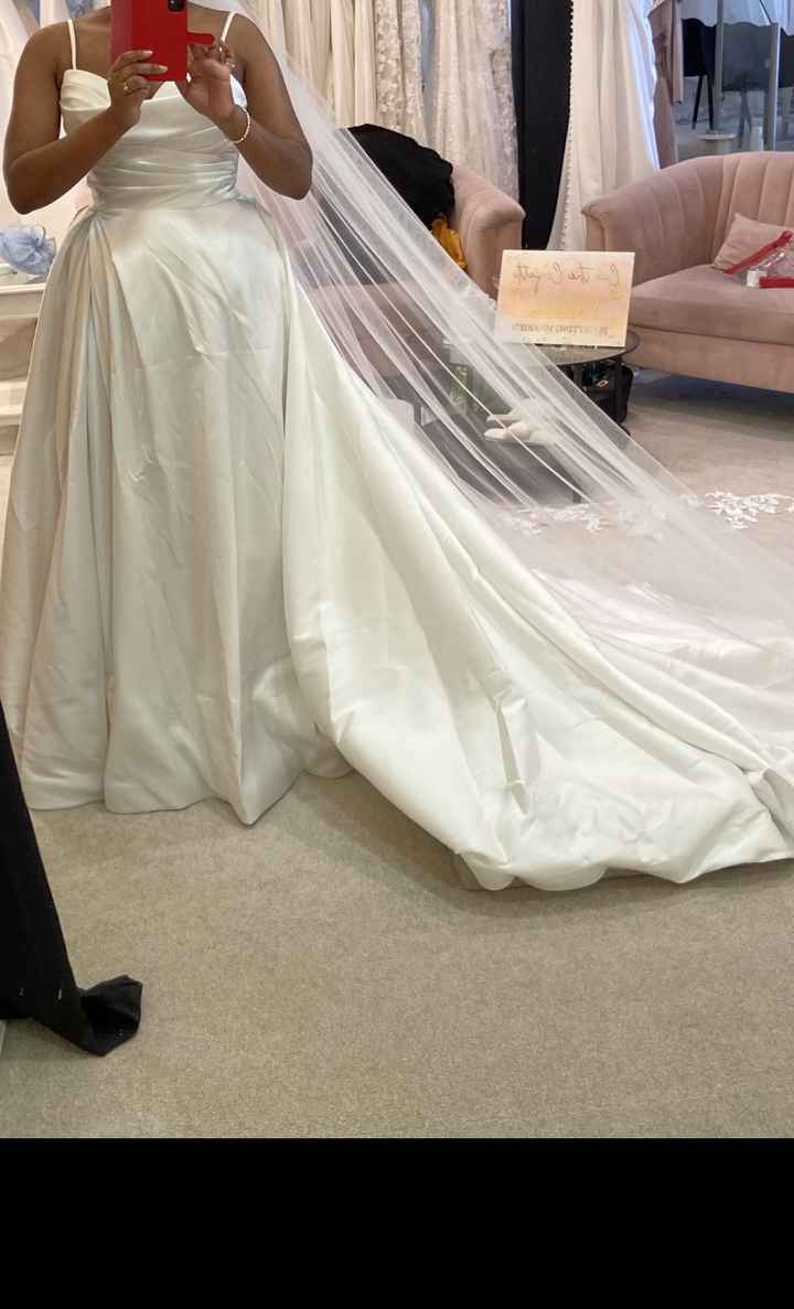 Does my veil suit my wedding dress? I'm having second thoughts now. Wedding is in 7 weeks. - 3