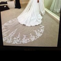 Does my veil suit my wedding dress? I'm having second thoughts now. Wedding is in 7 weeks. - 1