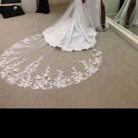 Does my veil suit my wedding dress? I'm having second thoughts now. Wedding is in 7 weeks. - 2