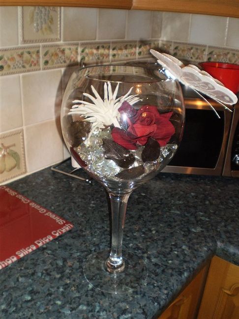 Re: What are you having as centrepieces?