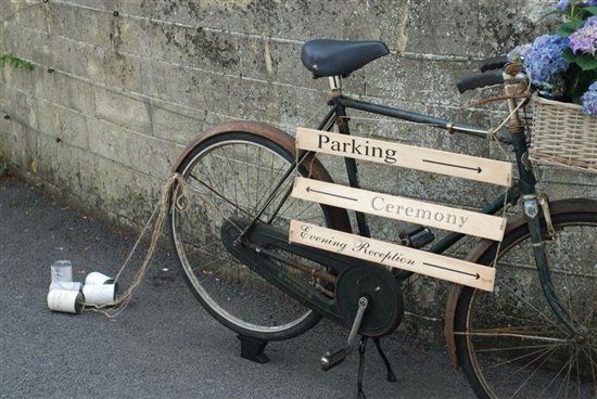 Vintage sign bike. Collection from wiltshire