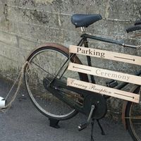 Vintage sign bike. Collection from wiltshire