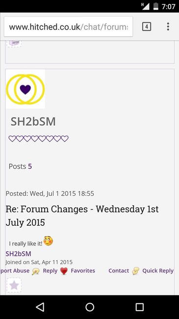 Re: Forum Changes - Wednesday 1st July 2015