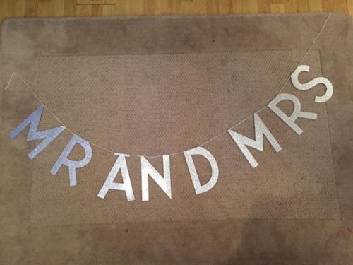 Selling bits left over from our wedding :-) (Royal Blue, Silver theme)