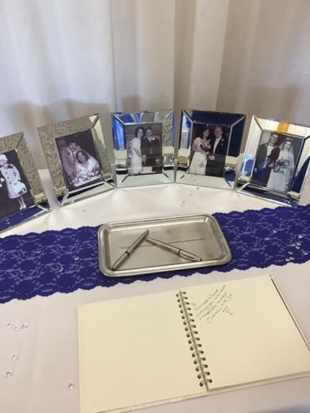 Selling bits left over from our wedding :-) (Royal Blue, Silver theme)