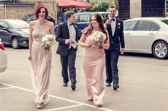 Baby Pink Bridesmaid Dress (size14) 
