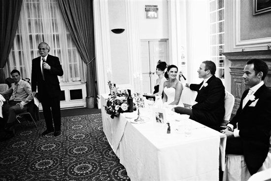 Re: Who is sitting/sat at your top table?