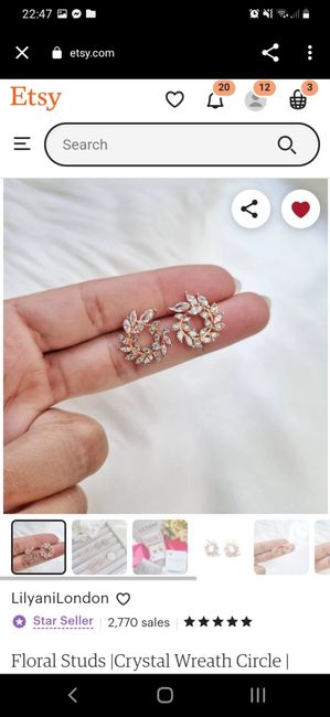 What type of necklace/earrings 3