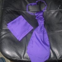 CADBURY PURPLE CRAVAT + HANKY