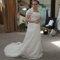 1st dress fitting - includes piccies I know the rules! 