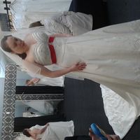 Re: How would you describe your dress? Include *flashes* if you want!