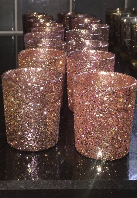 Re: Gold Glitter Bits for sale inc votives